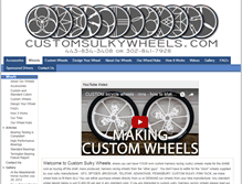 Tablet Screenshot of customsulkywheels.com